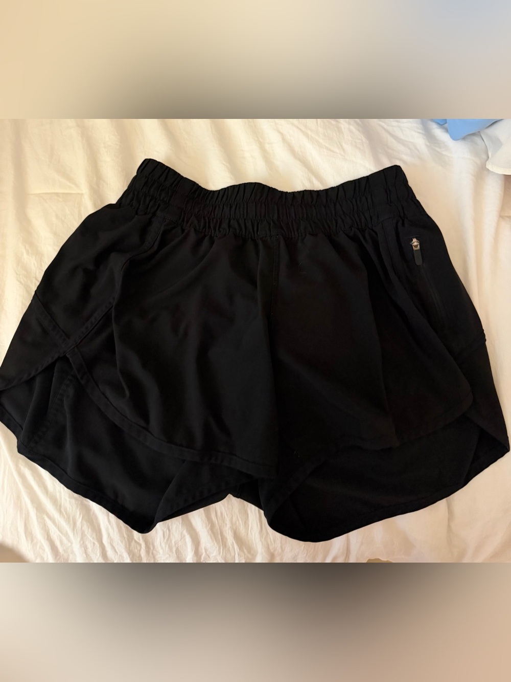 SET OF TWO- Lululemon Black Tracker Short 4” Size 8